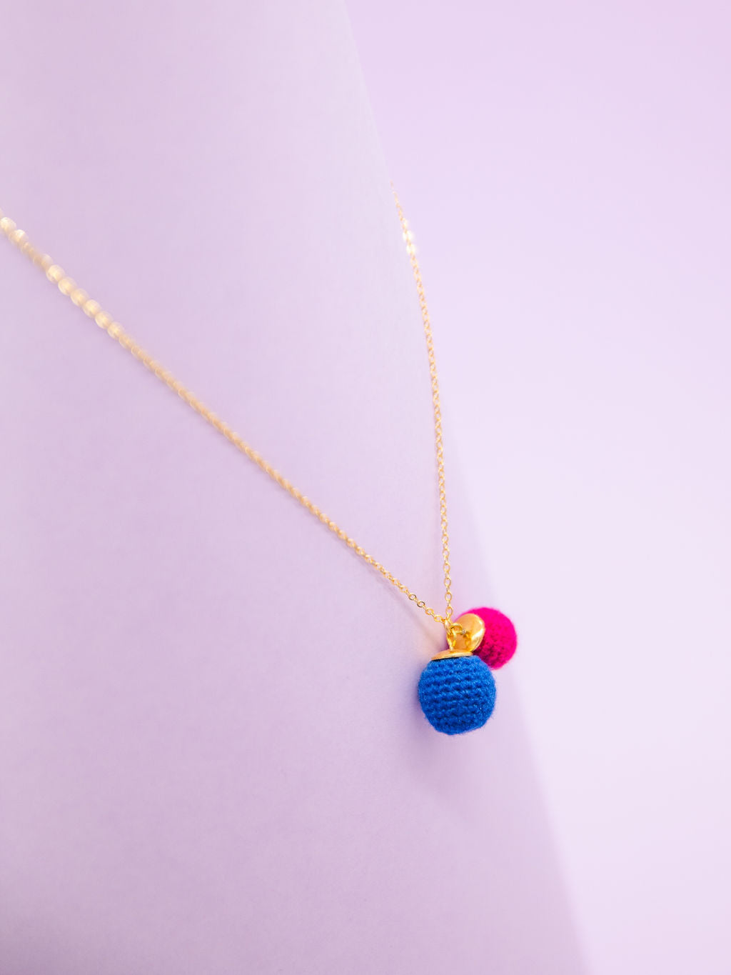 BONBON DOUBLE royalblau-himbeere