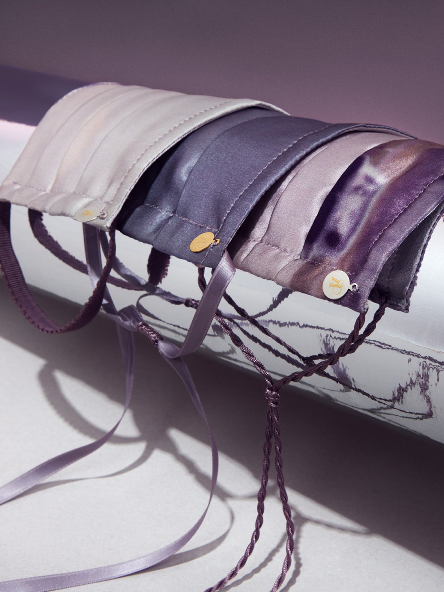 MASK - cords with Swarovski