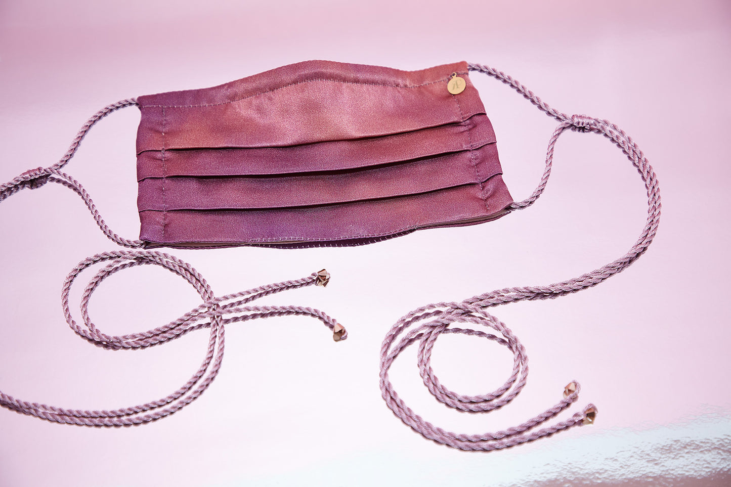 MASK - cords with Swarovski